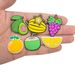 15 Sets Of Cute Fruit Shoes Flower Shoe Buckle Soft Rubber Shoe Accessories Accessories Decorative Buckle_vogvips.com