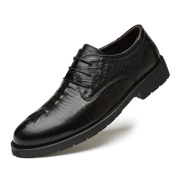 Lace-up Casual Leather Shoes Men's Leather Shoes Men's Soft Leather Casual Large Size Men_vogvips.com