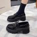 Soft Loafers For Women, Summer 2025 New Model, Versatile College Style Height-increasing Shoes, Women's Thick-soled_vogvips.com