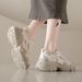 Canvas Shoes Schoolgirl Versatile Thick Baseplate Shoes Casual Shoes_vogvips.com