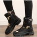Winter Warm Snow Boots For Men With Printed Midsole, Fleece And Thickened Cotton Shoes_vogvips.com
