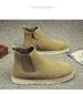 Chelsea Boots Men's Shoes Martin Boots High-top Style Retro Casual Shoes Medium-top Tooling Boots Leather Short Boots Men_vogvips.com