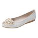 Elegant Pointed Toe Ballet Flats With Rhinestones - Women's Fashion Loafers For Casual & Office Wear (Black/Gold/Silver, Sizes 35-45)_vogvips.com