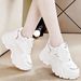 Foreign Trade Hot-Selling Height-Increasing White Sneakers For Women, Versatile Summer Dad Shoes, Breathable Casual_vogvips.com