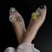 Korean Jelly Single Crystal PVC Outdoor Casual Pointed Toe Sandals Slip-On Hollow Dance Shoes_vogvips.com