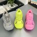 2025 Spring New Tire Women Retro Thick-Soled Height-Increasing Casual Sneakers Couple Tank Dad Shoes For Men Trendy_vogvips.com