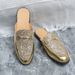 Men’s Shoes New Korean Version Of Half Slippers Men's Summer Internet Celebrity No Heel Lazy Sequined Sandals_vogvips.com