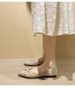Pointed Flat-soled Single Shoes Women's One-pedal Ladyshoes Xiaoxiangfeng Doudou Shoes Large-size Women's Shoes_vogvips.com