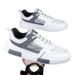 Men's Summer New Breathable Thin Hollow Mesh Canvas Korean Version Versatile Small White Thick Soled Board, Trendy_vogvips.com