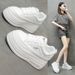 Women's White 2026 New Fashion Thick-soled Height-increasing Trendy Versatile High-end Sports Casual Sneakers_vogvips.com