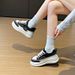 Little White Shoes Female Students Thick-soled Heightening Sports Board Shoes Casual Street Shooting_vogvips.com