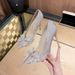 High-end Crystal High Heels Large Size French Wedding Stiletto Gold Bridal Pointed Toe Bowknot Women's Single Shoes_vogvips.com