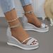 Sandalssummernew Arrival Fish Mouth Flats Wedge Heel One-piece Buckle Fashion Women's Sandals_vogvips.com