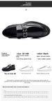 Men’s Patent Leather Chunky Loafers - Slip-On Dress Shoes With Metal Chain Detail, Formal & Casual Business Shoes_vogvips.com
