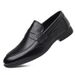 Euro Step 2025 New Autumn Casual Loafers Top Layer Cowhide Business Leather Slip-On High-End British Style Men's Shoes_vogvips.com