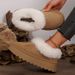 New Furry Snow For Women Winter Indoor And Outdoor Home Cotton Boots Warm Maternity Thick Sole_vogvips.com