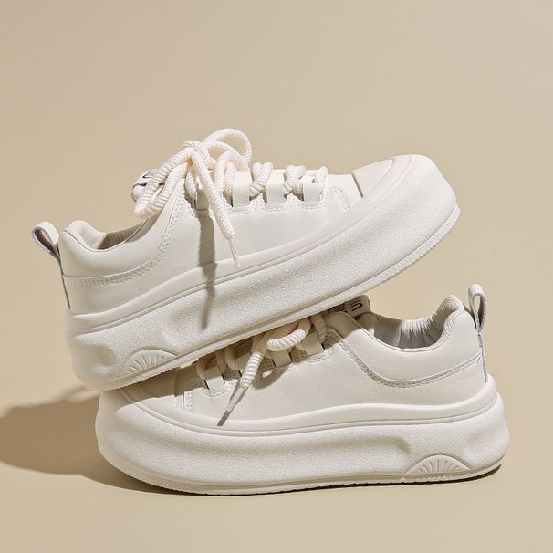 White Sneakers For Women - Style Classic Casual Shoes | Versatile For Streetwear And Campus Fashion (Model MXD09)_vogvips.com