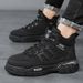 European Warm Series Autumn Winter New Leather Fahion Trend Veratile Yellow Martin High Top Outdoor Height Increaing Motorcycle Men'_vogvips.com