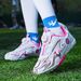 the World CupChildren's Soccer Training Shoes With Rotating Snap Fastener Velcro No Lace For Boys And Girls Studs For Student Competitions_vogvips.com