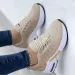 Womens White Purple Air Cushion Chunky Sneakers Casual Running Sneaker Designer Shoes With Holographic Details Daily_vogvips.com