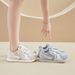 Forrest Gump Women's Shoes Lightweight Platform Sports Casual Retro Dad Shoes Breathable Round Head_vogvips.com