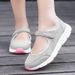 Summer Casual Soft Portable Sneakers Walking Flat Soles For Women Breathable Slip On White Shoes_vogvips.com