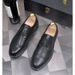 Euro Step Brogue Carved Men's Busins Casual Breathable Height-Increasing Leather British Style Pointed Toe Hair Stylist Work_vogvips.com