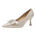 Stiletto High Heels 2026 Spring New French Style Solid Color Pointed Toe Soft Leather Casual Simple Slip-on Women's Shoes_vogvips.com