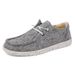 Canvas loafers men's flat loafers couple's overstep cloth shoes_vogvips.com