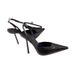 Rear Strap Black High-Heeled With Rhinestones For Top Quality Women, 2025 Spring And Autumn New Style, Closed-Toe Sandals, Pointed_vogvips.com
