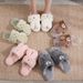 Plush Slippers Women, New Autumn And Winter Cute Rabbit Couple Home Maternity Indoor Silent Warm Cotton Shoes For Men_vogvips.com
