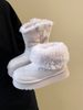 Thick-Soled Mid-Calf Fleece-Lined For Women 2025 New Thickened Warm Northeast Cotton Shoes Non-Slip Furry Snow Boots_vogvips.com