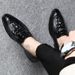 Crocodile Pattern Leather Large Size 47 Formal Business Wenzhou Cowhide Men's Single Shoes_vogvips.com