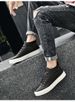 Men's Shoes Medium Top Board Shoes White Shoes Casual Shoes Sports Shoes Men's Medium Tube Handmade Short Boots_vogvips.com
