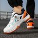Breathable Swivel Buckle Badminton Shoes, Lightweight, Breathable And Anti-slip Professional Tennis Shoes And Sports Shoes_vogvips.com