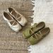 Trendy Retro Cross-strap Mary Jane For Women, Square-toed Shallow Ballet Flats With Soft Soles, Comfortable And_vogvips.com