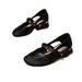 Cross-border Women's Hollow-out Summer Comfortable Mary Jane Shoes, Breathable Soft Sole, Retro Chunky Heel, Spring_vogvips.com