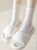 1/5/10/15/20 Pairs Of New Korean Version Pure White Women's Mid-Calf Socks_vogvips.com