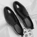 Men's Slip-On Leather Shoes Vintage Business Formal Comfort Dress Shoes_vogvips.com