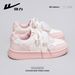 Huili WXY(S)-6015Z Women's White Sneakers 2026 Spring New Fresh Style Versatile Casual Shoes For Students (Magic_vogvips.com