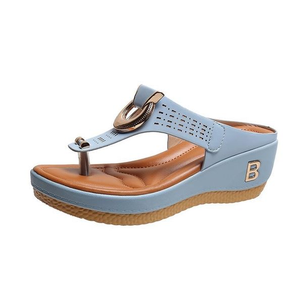 Women's Shoes Women's Shoes Summer Beach Clip Toe Wedge Sandals For Women Women's Sandals_vogvips.com