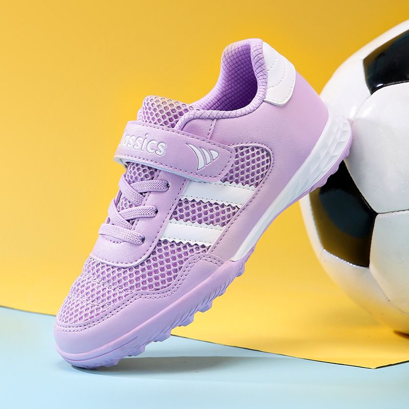 Professional Women's Soccer Purple Studded Kids Elementary School Children's Non-Slip Training Shoes Girls' Special_vogvips.com