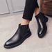 European Warm Series Men's Korean Trendy Leather British Style Pointed Toe Ankle Height Increasing Martin Boots High Top Mens Sneakers_vogvips.com