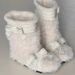White Plush Snow For Women 2025 Winter New Bowknot Fleece-Lined Warm Thick-Soled Short Furry Boots_vogvips.com