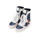 Women Boxing Boots Lightweight Comfortable Breathable Martin Color Block German Training Shoes Height Increasing New Short High Top Lace-Up_vogvips.com