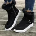 Womens Synthetic Suede Zipper Shoes Snow Warm Fur Plush Winter Platform Foot Boots Womens Botas De Mujer 240904_vogvips.com