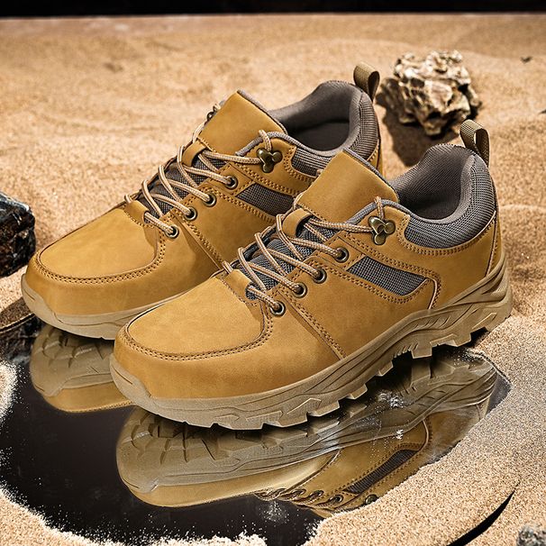 New Outdoor Casual Running Hiking Shoes Non-slip Hiking Shoes Men_vogvips.com
