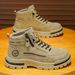Men's High Top Denim Boots, Casual Sports Shoes, Trendy And Fashionable Men's Boots_vogvips.com