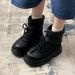 Thick-Soled Snow For Women 2024 New Winter Plush Lined Thickened Northeastern Large Cotton Shoes Waterproof Non-Slip_vogvips.com