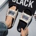 Summer Outdoor 2025 New Flat Bottomed Internet Famous Couple Beach Sports One Word Cool Slippers For Men_vogvips.com